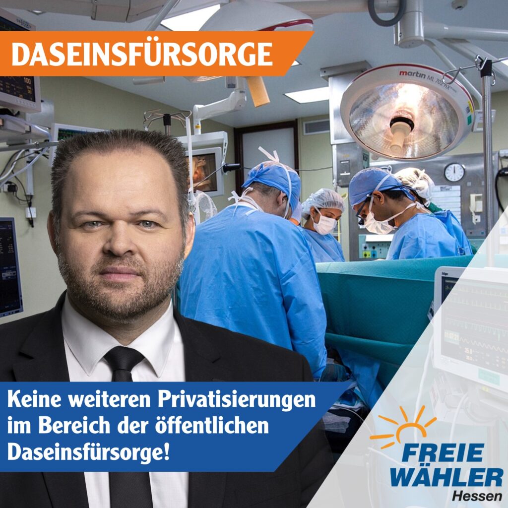 Keine weiteren Privatisierungen der öffentlichen Daseinsfürsorge!