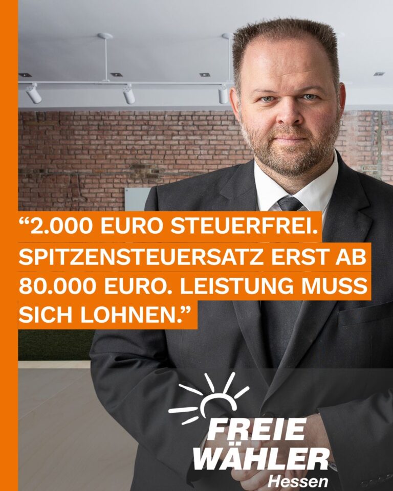 2.000 Euro steuerfrei. Spitzensteuersatz erst ab 80.000 Euro