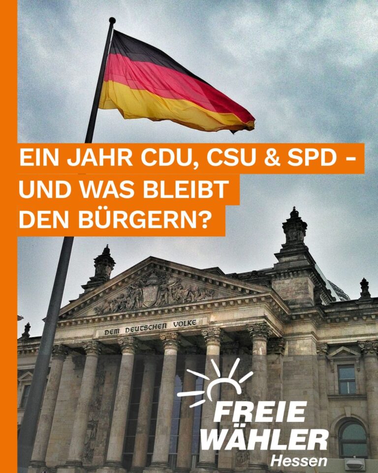 Ein Jahr CDU, CSU & SPD – und was bleibt den Bürgern?